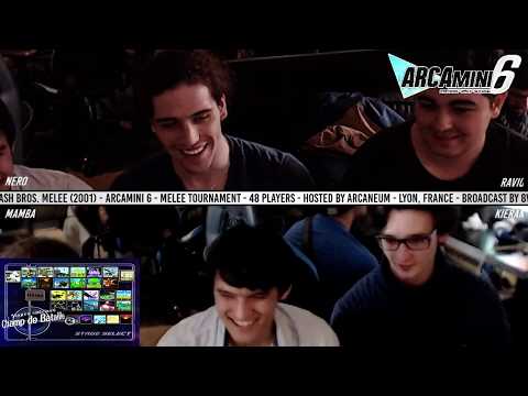 Arcamini 6 - Néro & Ravio (BLUE) VS Mamba & Kieran (GREEN) SSBM POOLS Teams - Smash Melee