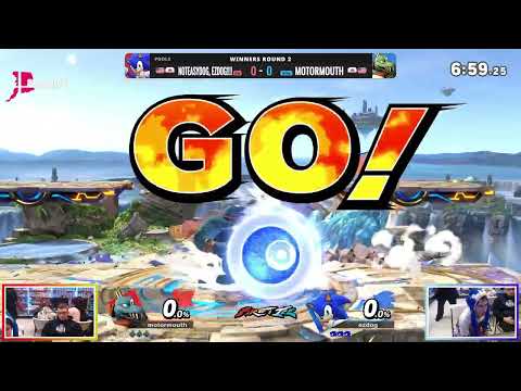 NOTEASYDOG,  EZDOG!!!! (Sonic) vs MotorMouth (King K. Rool) -  Winners Round 2  - Fire & Ice #31