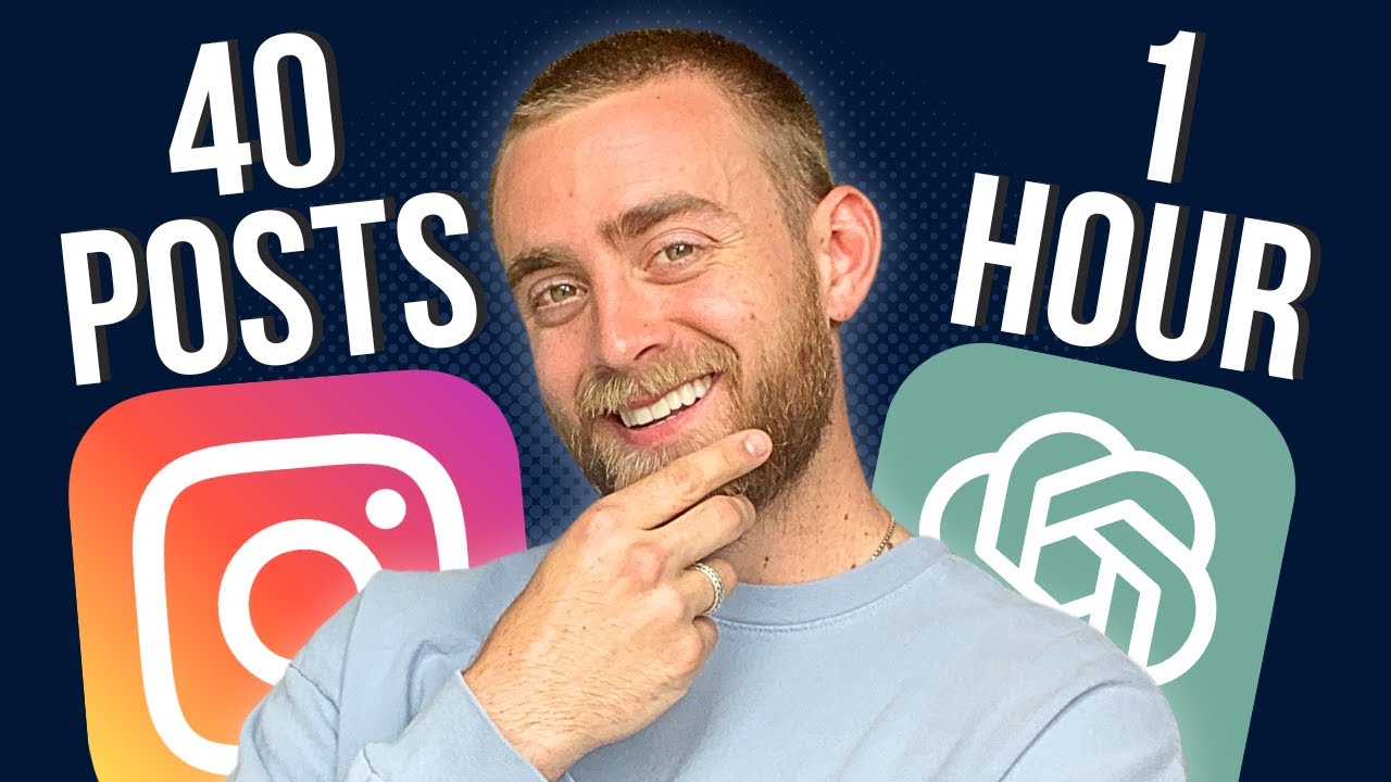 Create 40 Instagram Posts In 1 Hour With AI Tools | ChatGPT