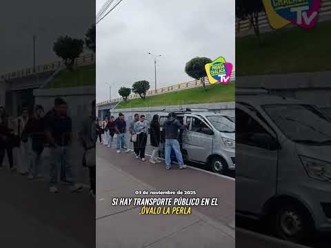#Callao | Si hay transporte público en el Ovalo de La Perla || #news #noticias #paro