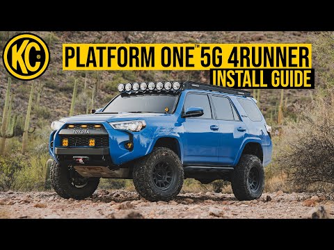 2010-2024 Toyota 4Runner Platform One™ Roof Rack Install Guide (Step 3)