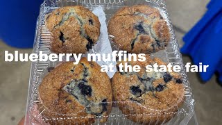 Blueberry Muffins and The Chair at the Maryland State Fair