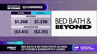 Bed Bath & Beyond stock soars following Q3 earnings miss