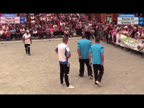 Championnat de France 2017 Finale Doublette