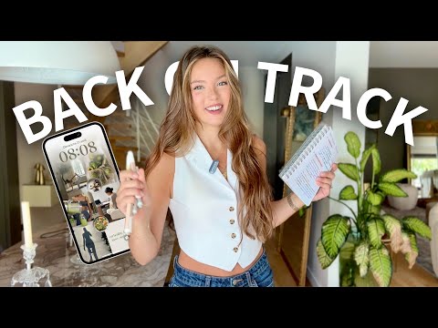 BACK ON TRACK | Organisation, Repas, VisionBoard... | SleepingBeauty