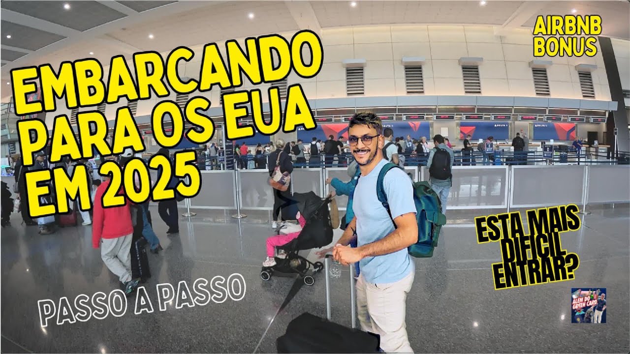 Como é viajar para os EUA em 2025 passo a passo