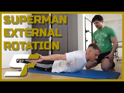 Rücken & hintere Schultern: Superman External Rotation | Shutdown Fitness by Felix Lobrecht