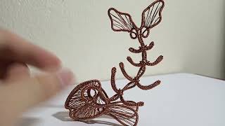 Wire art | irghost | 1 | DIY Fish bone | Halloween Collection