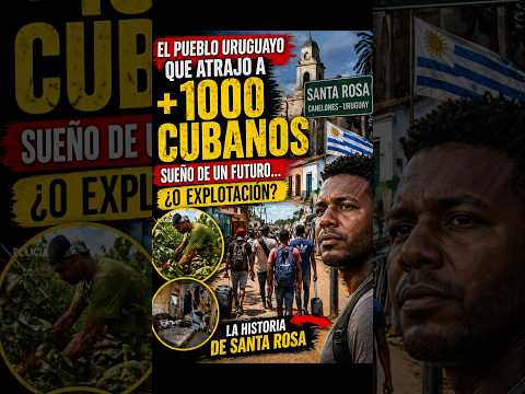 Santa Rosa, Uruguay la ciudad que se llenó de Cubanos/as. #shorts