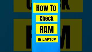 How to Check RAM Size and Speed on Your PC or Laptop Window 10