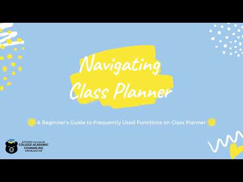 Class Planner Ucla
