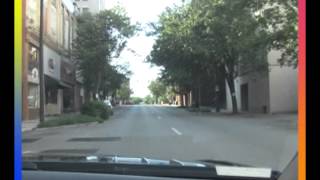 preview picture of video 'Driving Downtown Lynchburg Virginia  City Skyline 2012'