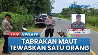 2 Motor Tabrakan dengan Truk di KM 50 Jalan Uban Lama Bintan, Satu Korban Meninggal di Lokasi