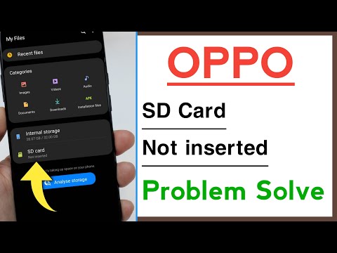 OPPO SD Card Not inserted Problem Solve