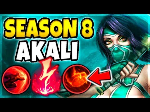 NEW SEASON 8 AKALI RUNES! ELECTROCUTE ONE-SHOTS ARE 100% BUSTED! - League of Legends