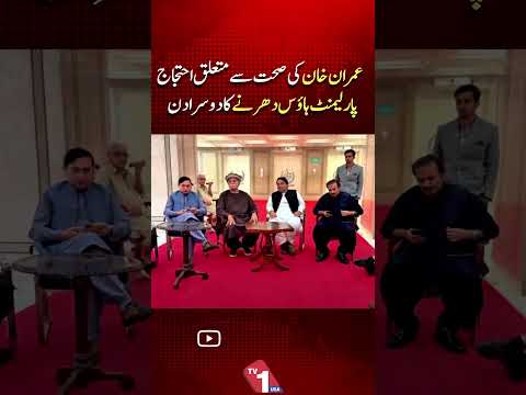 عمران خان کی صحت کے حوالے سے احتجاج پارلیمنٹ ہاؤس میں دوسرے دن میں داخل
