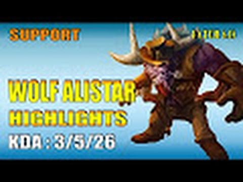 SKT Wolf Alistar vs Bard Support Highlights
