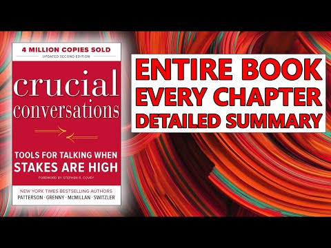 How to Master Hard Conversations - [Crucial Conversations Book Summary]