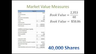 Financial Statement Analysis #6: Ratio Analysis - Market Value Measures