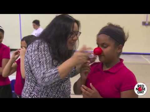 Najee Richardson helps beautify a local School