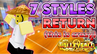 Download lagu 7 Secret Styles Are RETURNING in Volleyball Legends... mp3