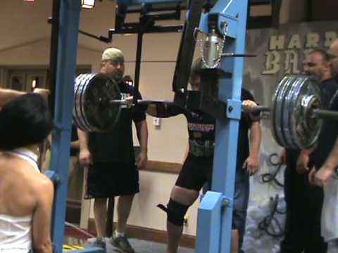 Jordan Dunn 749.5 lb Squat (Single Ply) 1802 Total