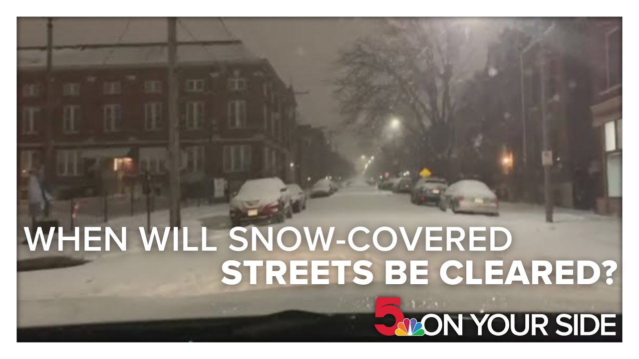 When will St. Louis, St. Louis County plow snow-covered side streets and residential roads?