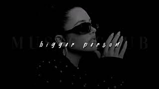 Cover art for bigger person