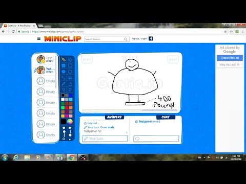 Lets Play: Gartic.io Part 3 (With Testgamer Vlogs) - YouTube