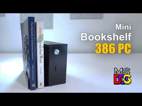 Building a mini bookshelf 386 retro gaming PC for MSDOS
