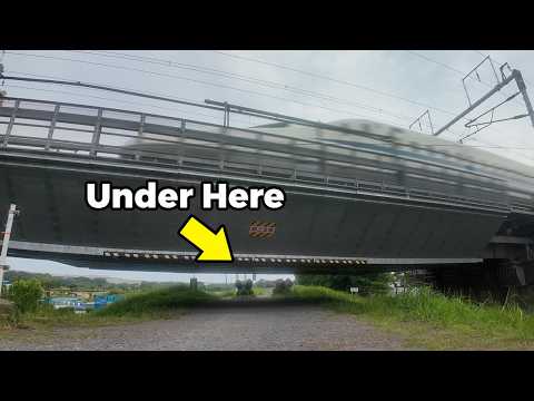 Japan’s INSANE Bullet Train Spot Under a Low Bridge!