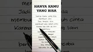 Download lagu Hanya Kamu Yang Bisa | Tiket | Lirik #lirikvideo #liriklagu mp3