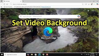 How to Set Video Background In Microsoft Edge