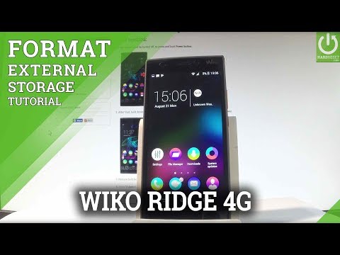 How to Format SD Card in WIKO Ridge 4G - Erase Micro SD Card