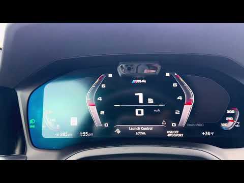 Thumbnail for 2022 BMW M4 Competition xDrive 0-60 mph acceleration (launch control) by BMW M4