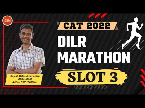 CAT 2022 DILR Slot 3 Marathon | DILR Solutions | 2IIM CAT Preparation