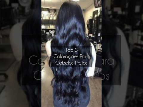 Pintar o Cabelo de Preto / Top 5 Melhores Colorações Para Cabelos Pretos #cabelopreto #preto #cabelo