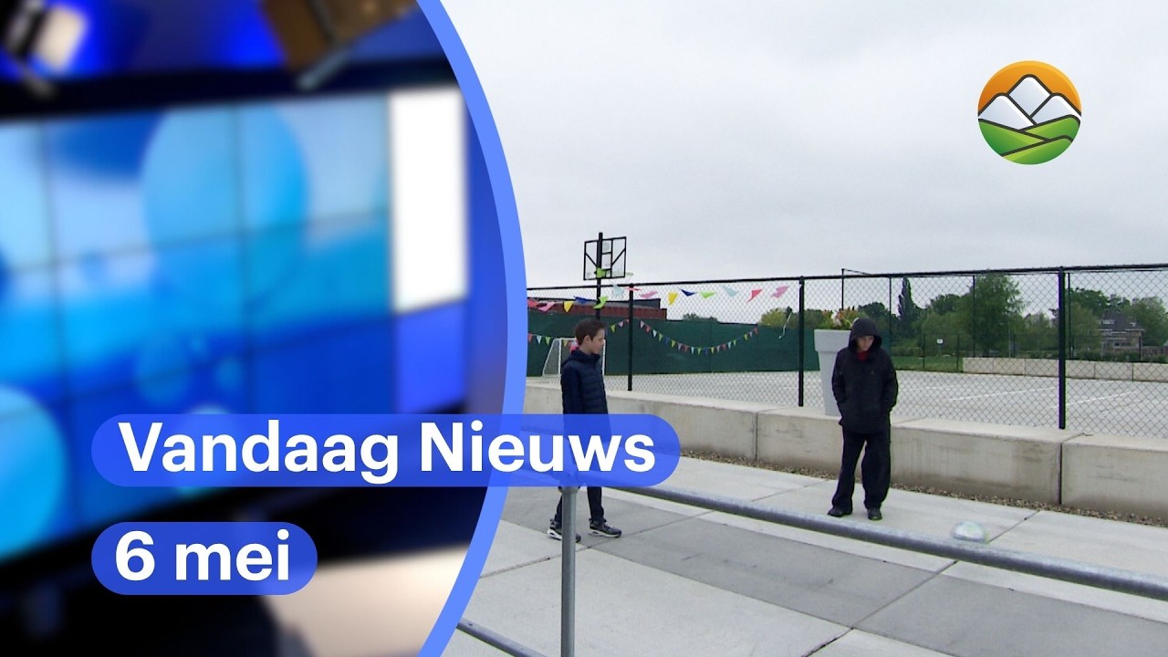 Vandaag Nieuws: Mats (10) fietst voor trapveldje Oekraïense vluchtelingen