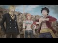 One Piece Odyssey Luffy Nami Sanji Bond Art