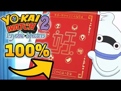 Yo-kai Watch 2 Psychic Specters 100% Medallium - All 448 Yo-kai!