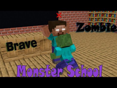 Monster School : Brave Monsters (Minecraft Animation)