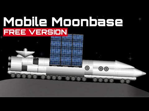 How To Build A Moon Rover [Base] in Space Flight Simulator | Moon colony | SFS 1.52 Non DLC [Part-3]