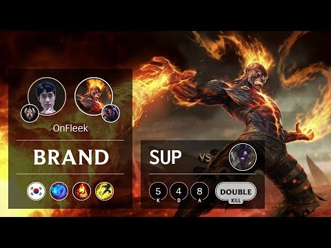 Brand Support vs Alistar - KR Challenger Patch 9.10