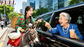 Donkey-Riding Girl Stopped Luxury Car for Directions💥 Unexpectedly, Grandma Ordered Them to Marry!