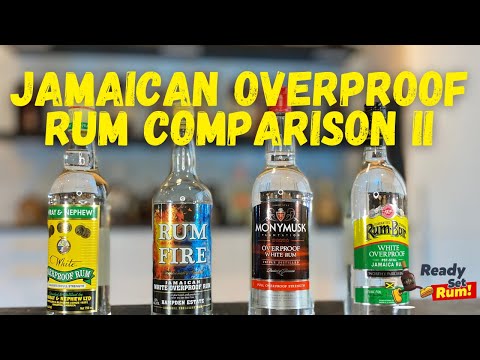 Jamaican Strong Rum Part 2: Overproof Rum Comparison: Wray & Nephew, RumBar, RumFire, MonyMusk #rums