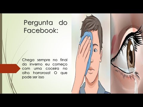 Coceira no olho forte no final do inverno