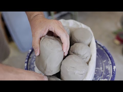 Production Pottery Tip: Measuring your clay for repeat throwing on the potters wheel