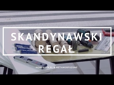 Jak zrobić regał w stylu skandynawskim? #diy #regał