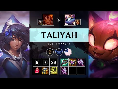Taliyah Support vs Yuumi - NA Diamond Patch 25.09