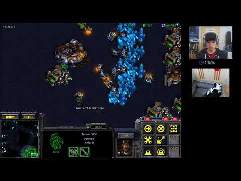 StarCraft Remastered - 1v1 (FPVOD) Artosis (T) vs 87P (P) Gladiator (1080p60FPS)